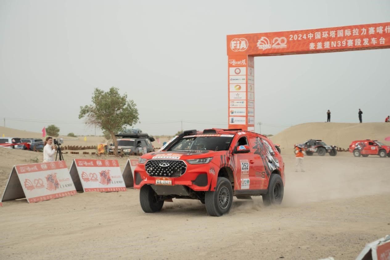 Chery Tiggo 8 Competes Again in the Taklimakan Rally